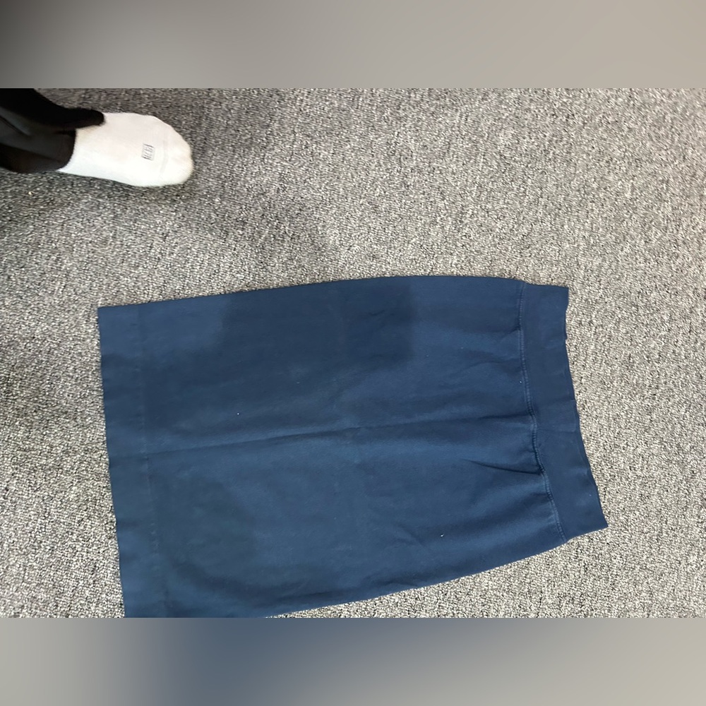 navy hardtail pencil skirt size small